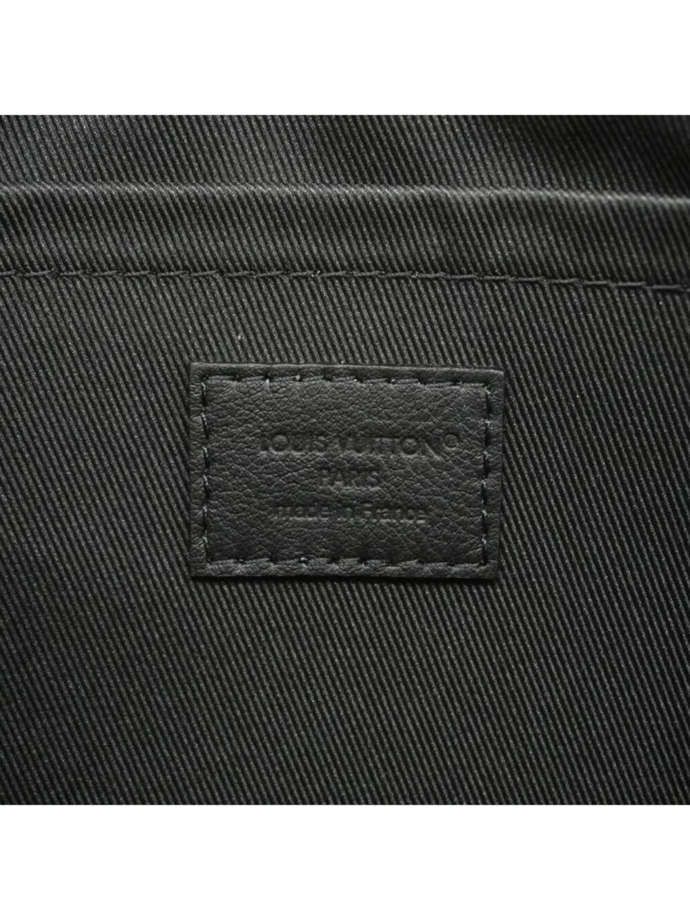 Louis Vuitton Clutch Monogram Shadow Pochette Voyage Small Black